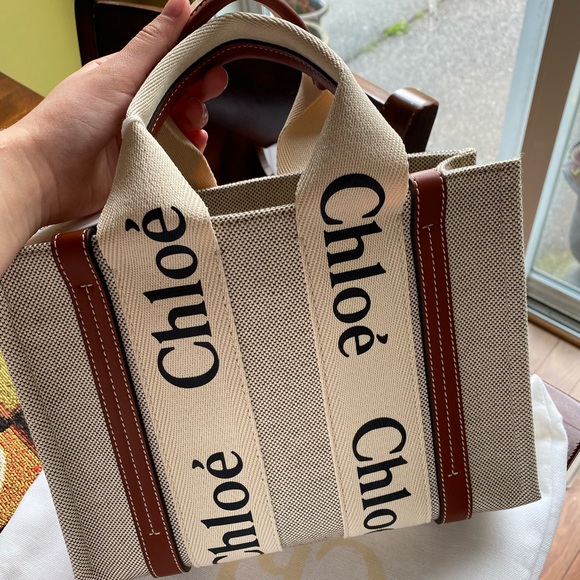 Chloe Handbags - Small woody tote bag by Chloe
